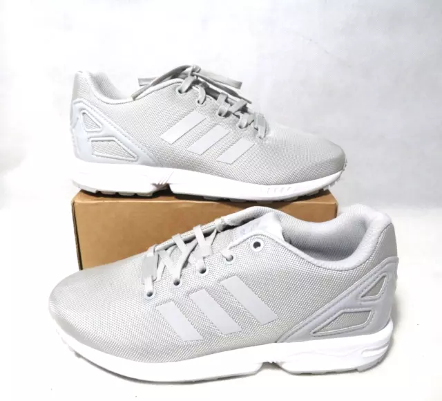 Adidas ZX Flux J grau Turnschuhe Größe UK 5,5 EU 38,5 neu mit kleinem Defekt
