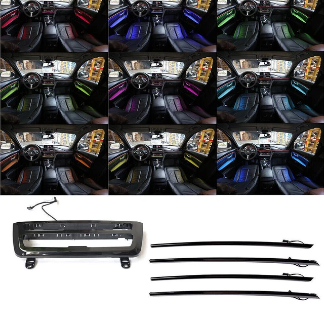 Per BMW F30 F31 in LED ambiente auto pannello cruscotto porta cruscotto striscia nera