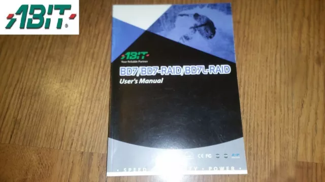 Abit BD7/BD7-RAID/BD7L-RAID Motherboard Manual Only