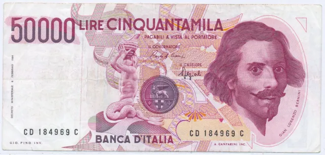 Italy 50,000 Lire 1984, P.113b_F/F+