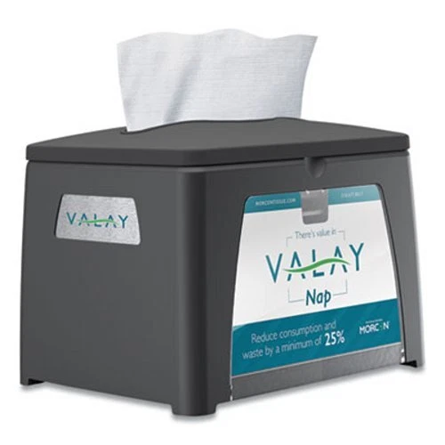 Valay Nap Interfolded Napkin Dispenser, 6 1/4 x 8 x 6 1/2, Black (MORNT111EA)