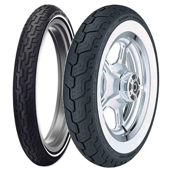 Set De Pneus Dunlop Mt90-16 72H D402 Sw H.d. + Mt90/ -16 74H D402 Www Harley D.