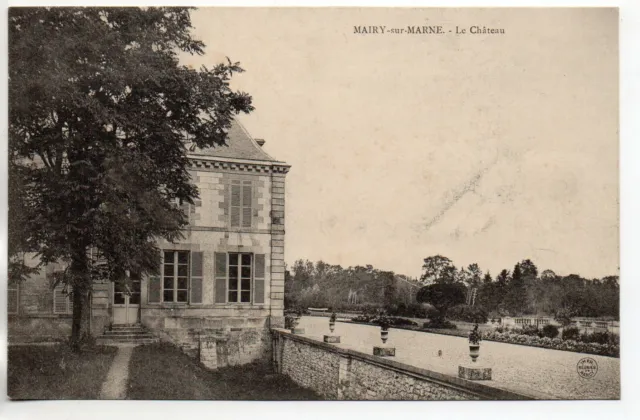 MAIRY SUR MARNE - Marne - CPA 51 - le Chateau 1