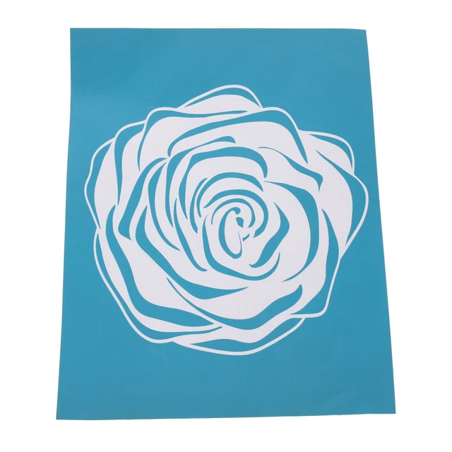 3x Schöne Zarte Floral Bildschirm Schablone Für Handwerk Hause Druck 4