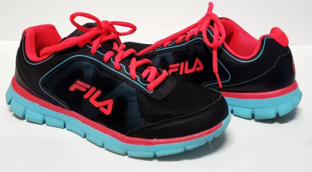 FILA Sneakers 5HR18034-965 W 8.5 US Navy/Blue/Hot Pink Running Shoes Memory Foam