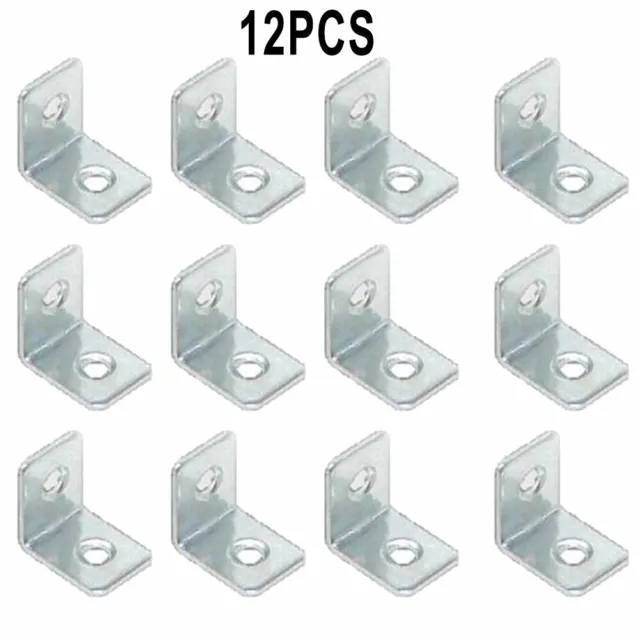 12 pièces de petits supports muraux angle droit en forme de L pour étagères e