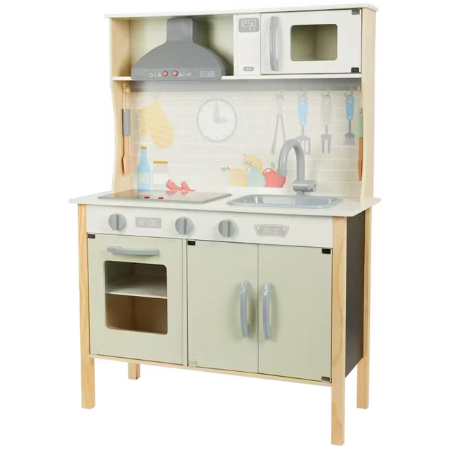 Cuisine en Bois Montessori Mini Matters avec Effets Sonores et Lumineux