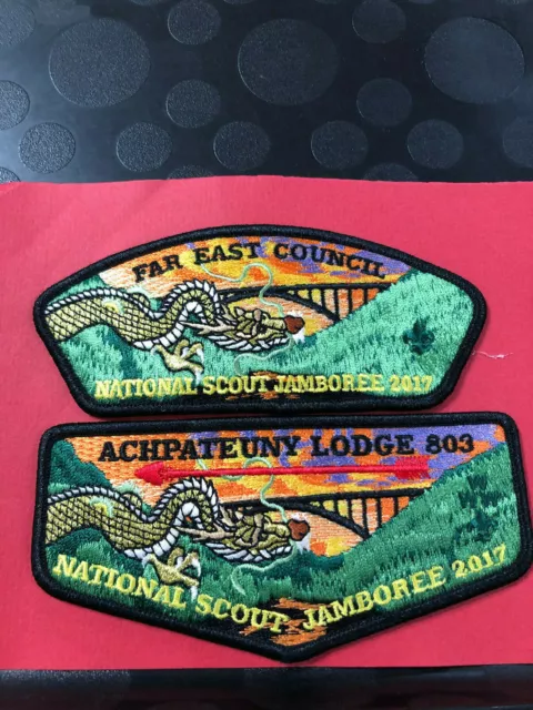 Oa Far East Council Fec Achpateuny Lodge 803 2017 National Jamboree Jsp & Flap