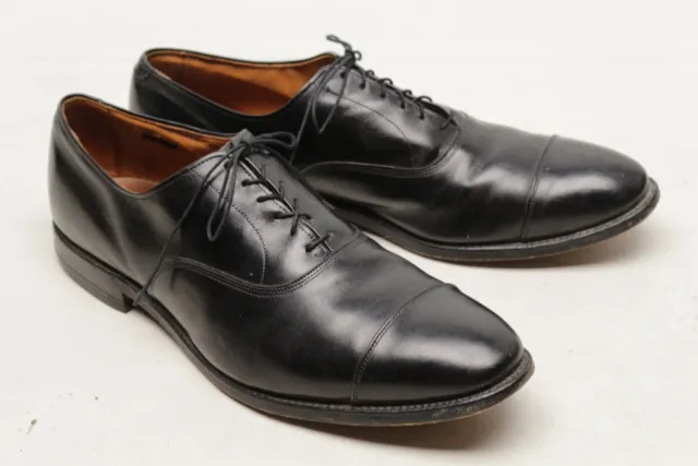 Allen Edmonds Park Avenue Mens Dress Shoes 15 D Black Leather Cap Toe Oxford USA