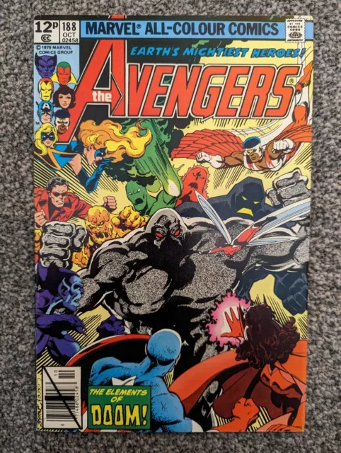 The Avengers 188 Marvel 1979.