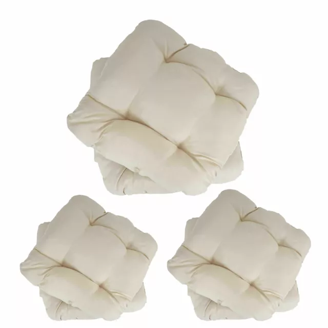 Set 6x cuscini Dublino poliestere per l'interno e l'esterno 38x41cm avorio