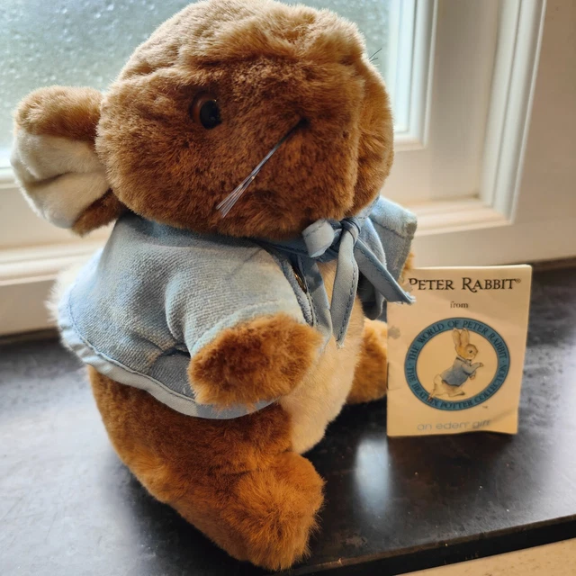 Peter Rappig VINTAGE PETER RABBIT Beatrix Potter Eden Plush Toy Approx 7