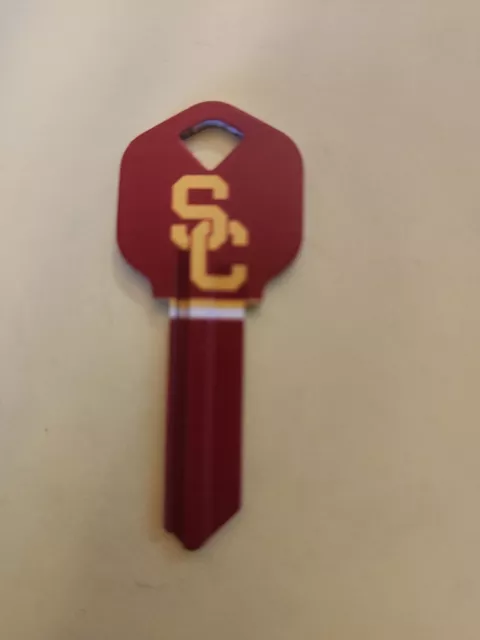 California Trojans USC house key blank Kwikset
