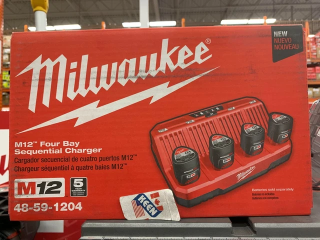 MILWAUKEE CANADA 12V Lithium-Ion 4-Port Sequential Battery Charger £132