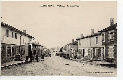 VALMY - L' ARGONNE - Marne - CPA 51  -  la grande rue