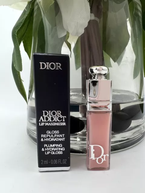 DIOR ADDICT Lip Maximizer 001 Pink  2mL/0.06 fl oz Sample Mini Size