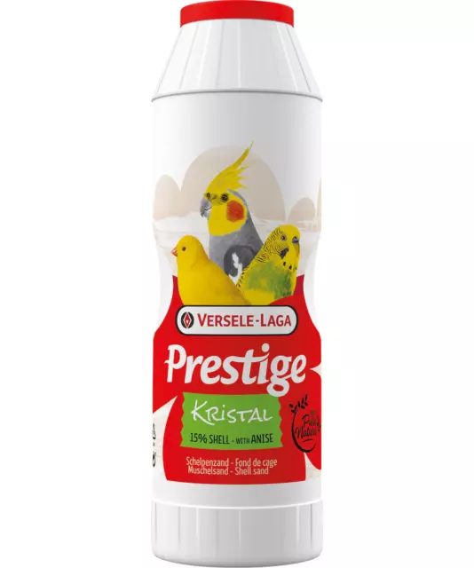 Prestige Kristal sabbia per fondo di  voliere 1 kg Versele Laga ecologica