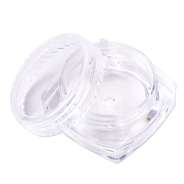 10x 3ml Cosmetic Eyeshadow Face Cream Lip Balm Container Empty Jar Makeup Pots
