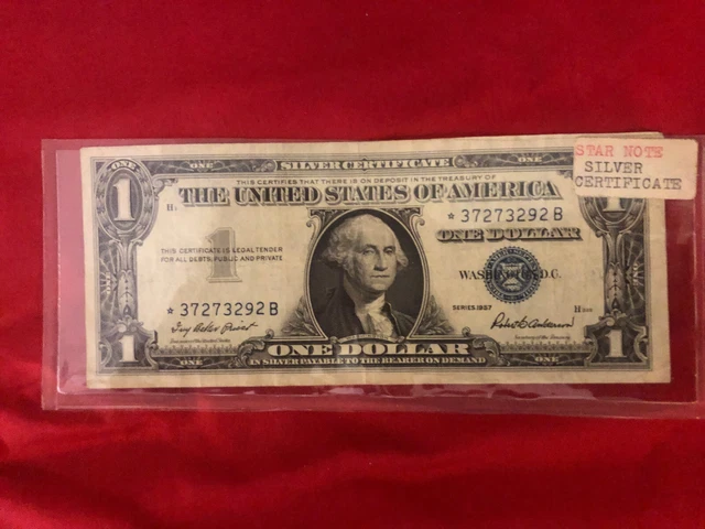 ERROR Replacement *Star* 1957 $1 Silver Certificate Note - Crisp
