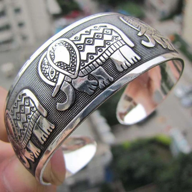 Tibetan Bracelet Cuff Silver – Africa Direct