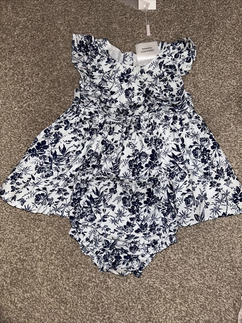 Dollywears baby girl 2 piece floral set bnwt age 12-18 months