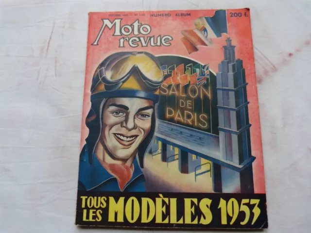 MOTO REVUE n° 1103 de octobre 1952 / SPECIAL SALON 1952