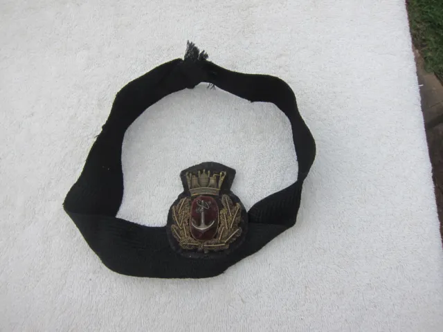 HMS Renown Petty Officer's Hatband Vintage Item Militaria