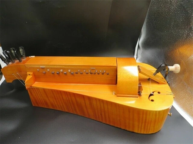 Fabriqué à la main 6 cordes 24 touches Hurdy Gurdy, dos palissandre épinette topy excellent son 2