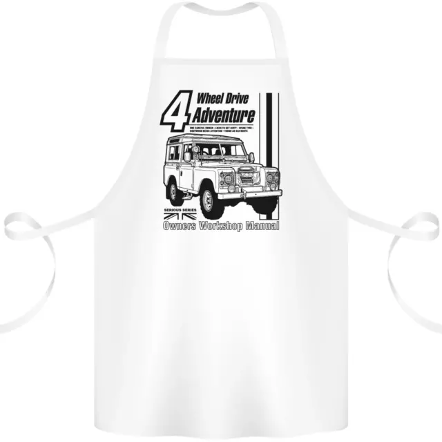 4 Wheel Drive Adventure 4X4 Off Road Cotton Apron 100% Organic