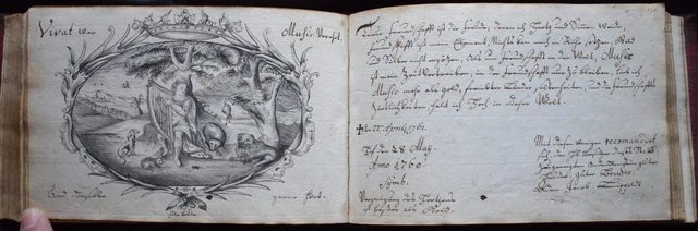 Stammbuch, album amicorum, Johann Georg Meusel, 1760 6