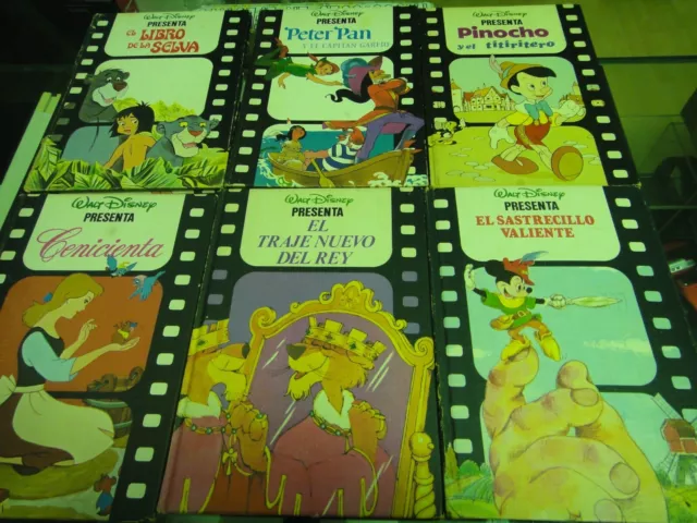 libros walt disney presenta lote de seis libros super vintage españa