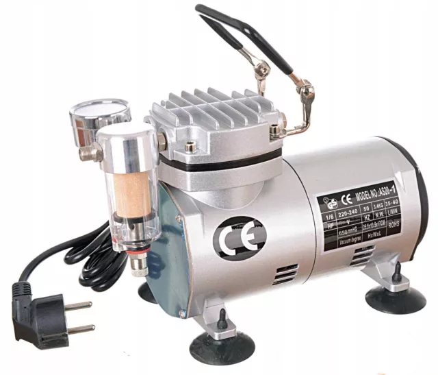 Professional Mini Vacuum Pump Oil Less 35-40 l/min 650 mg Hg