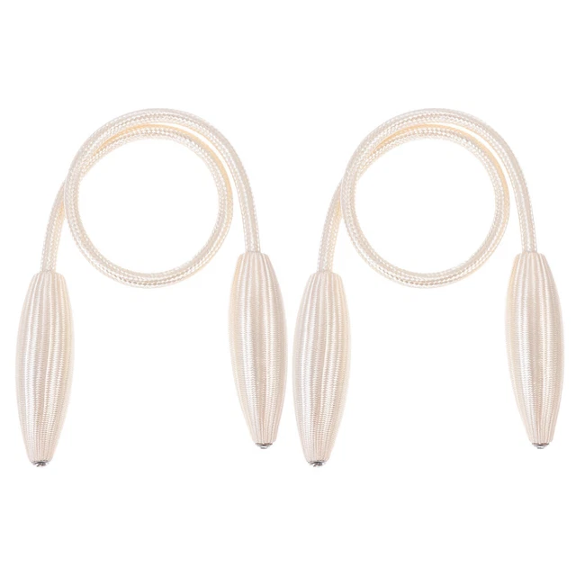 2 Pcs Curtain Tie Iron Wire Shower Tieback Clamp Tassel Tiebacks