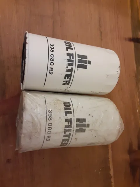 International Harvester Engine OIL FILTER 398080R2 Spin on- Lot of 2