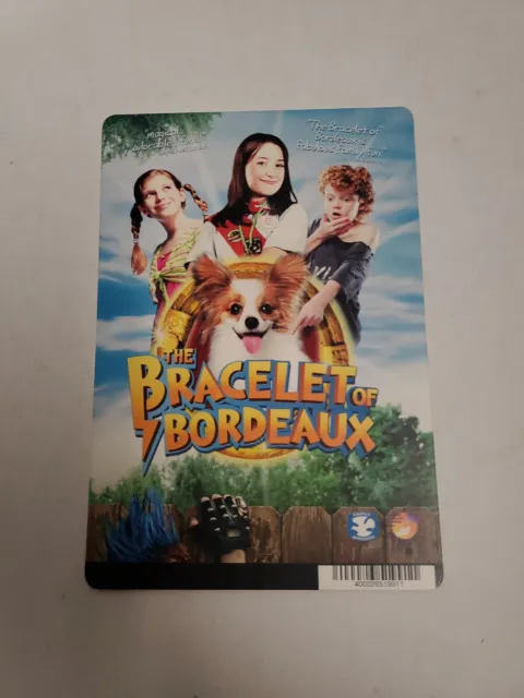 The Braclet Of Bordeaux  BLOCKBUSTER SHELF DISPLAY DVD BACKER CARD ONLY 5.5"X8"