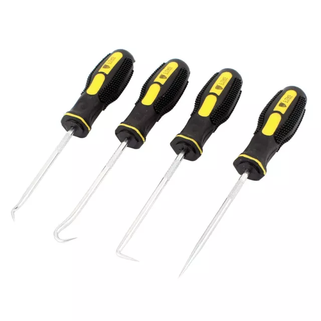 manico di plastica metallo pick Hook set 4 pezzi nero giallo