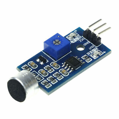 Arduino MODULO DI RILEVAMENTO VOCALE SENSORE RUMORE SUONO AUDIO ARDUINO LM386 MICROFONO 