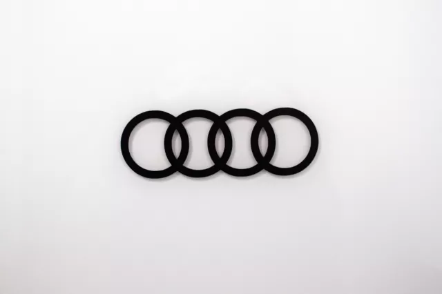 2x Audi Logo Emblem Decal Aufkleber Sticker 30cm