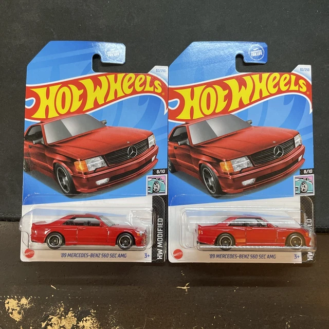 Hot Wheels 1/64 Mercedes 560 SEC AMG 1989 HW Modified 2024 - Neuf, Modèle Réduit Collection