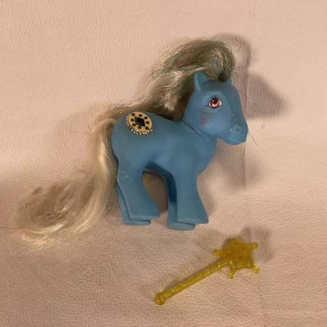 1987 Hasbro My Little Pony G1 Princess Taffeta Gemstone Tinsel Hair -RARE!