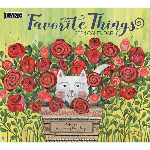 LANG COMPANIES, Favorite Things 2025 Wall Calendar 19.99 PicClick
