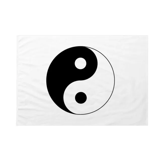 Bandiera da bastone Ying e Yang TAO 70x105cm