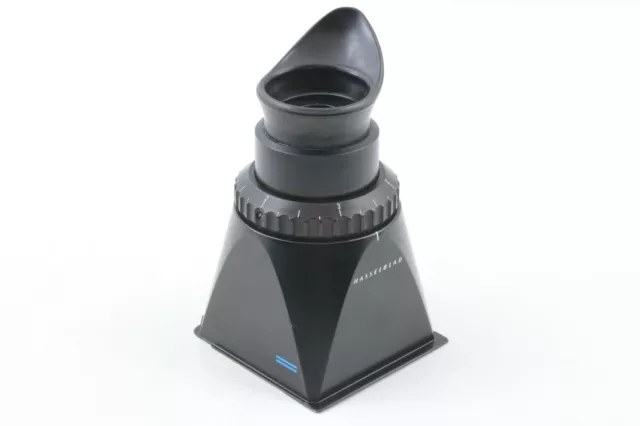 BLUE LINE [ Exc+5 ] Hasselblad Magnifying Hood Chimney View Finder From JAPAN