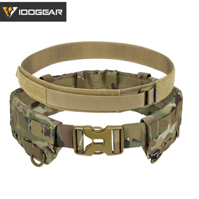 IDOGEAR Tactical Belt MRB Modular Rigger’s Belt Quick Release Militaire MOLLE MC