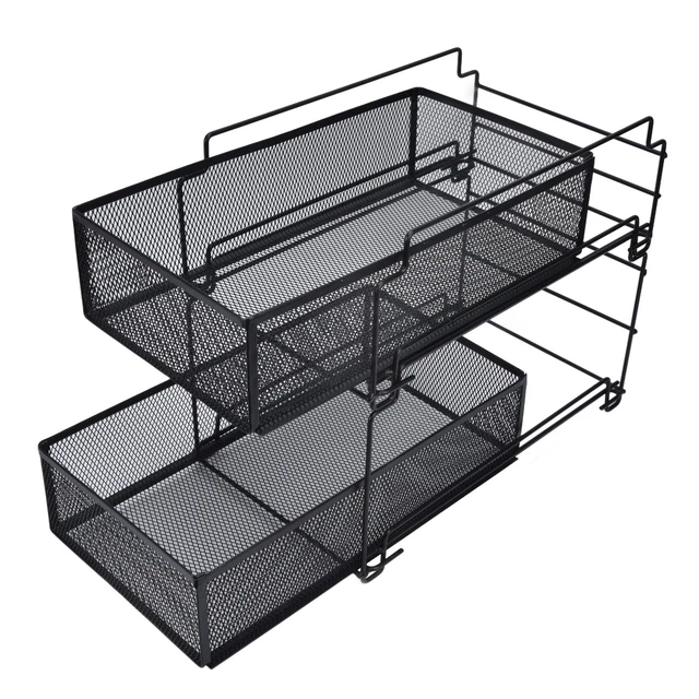 *Tiroir De Rangement De Cuisine Panier Rack Etagère De Cuisine Multicouche