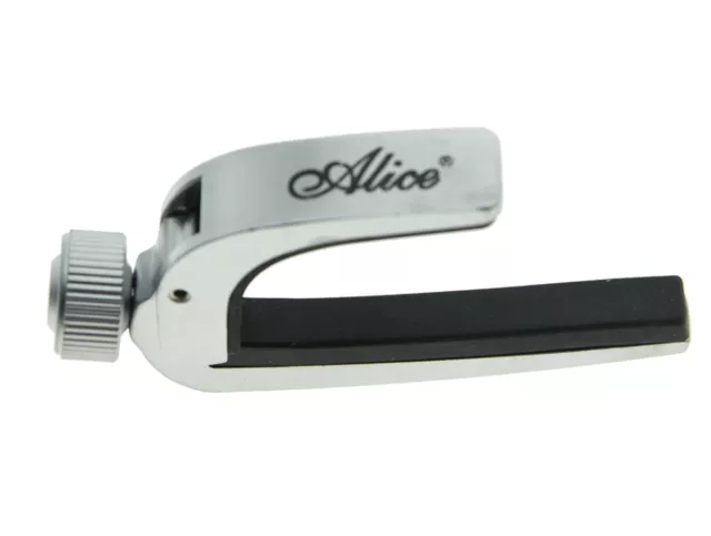 Alice Silver Zinc Alloy Adjustable Guitar Capo Guitar Quick Release Key Clamp