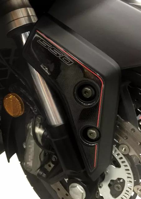 Adesivi Parasteli Parafango Moto 3D Resinati Compatibili Con Kymco Ak 550 2018