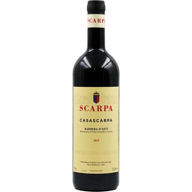 Vino Rosso Barbera d’Asti DOCG Casa Scarpa 2019 Scarpa Piemonte