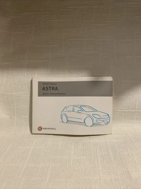 Vauxhall ASTRA Owners Handbook Manual 2001-2004