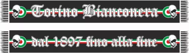 Sciarpa Scarf Excharpe Bufanda Ultras Juventus Torino Bianconera Fino Alla Fine